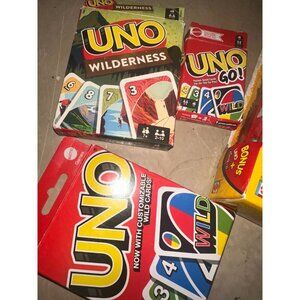 UNO Card Game Bundle – Wilderness, UNO Go!